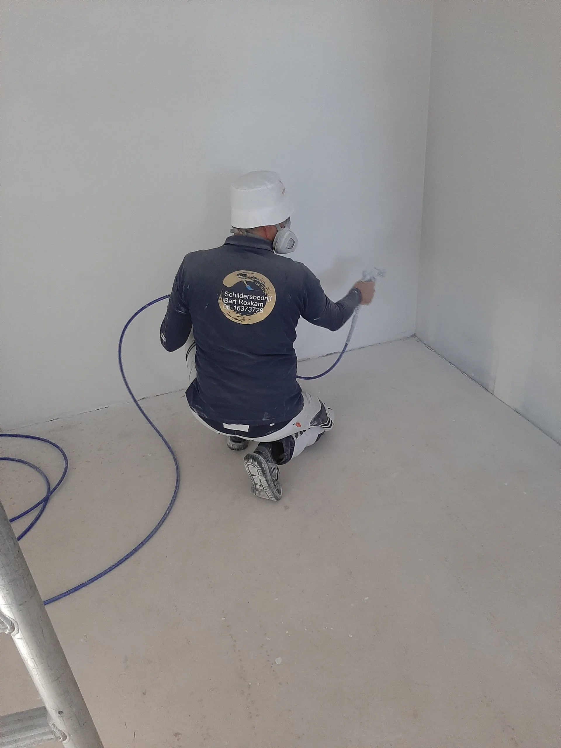 Spuitwerk binnen - professionele afwerking